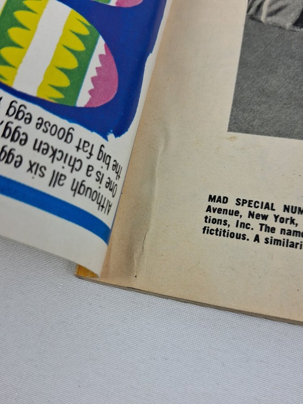 Mad Magazine Special Number 8 1972 Humor Issue Fold-In Alfred E. Neuman Cover - Picture 4 of 9